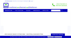 Desktop Screenshot of msm-technik.de