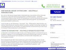 Tablet Screenshot of msm-technik.de